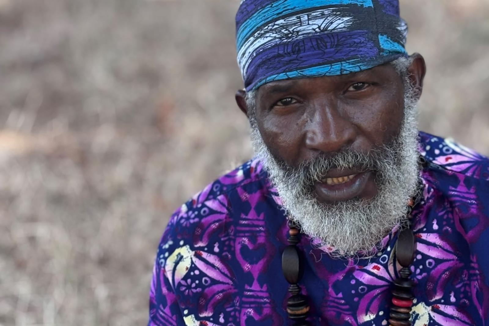 Fyah Mawi - holding a meditation